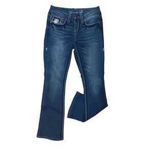 SEVEN7 Women's Mid-Rise Bootcut Jeans - Size 4